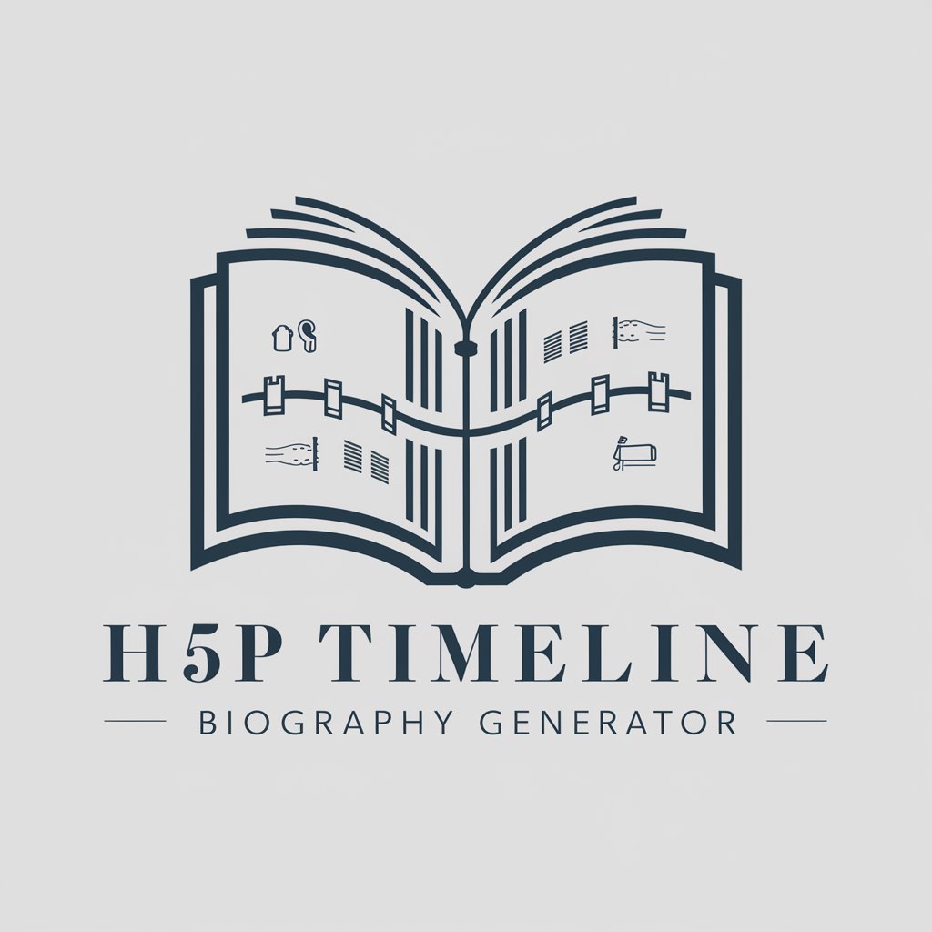 H5P Timeline-Biography generator (línea-tiempo)