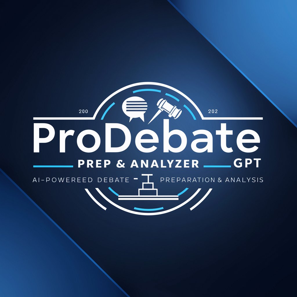 🏛️ ProDebate Prep & Analyzer 👩‍⚖️ in GPT Store