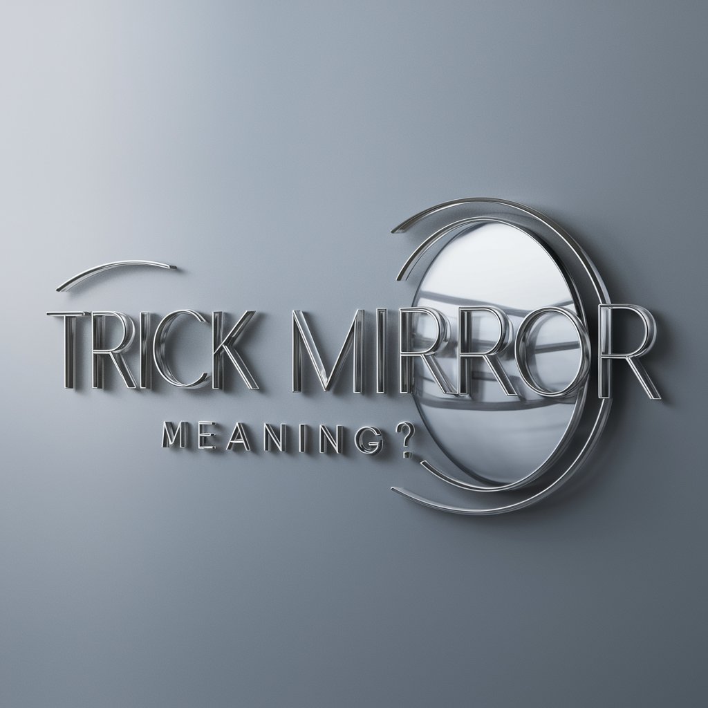 Trick Mirror meaning?