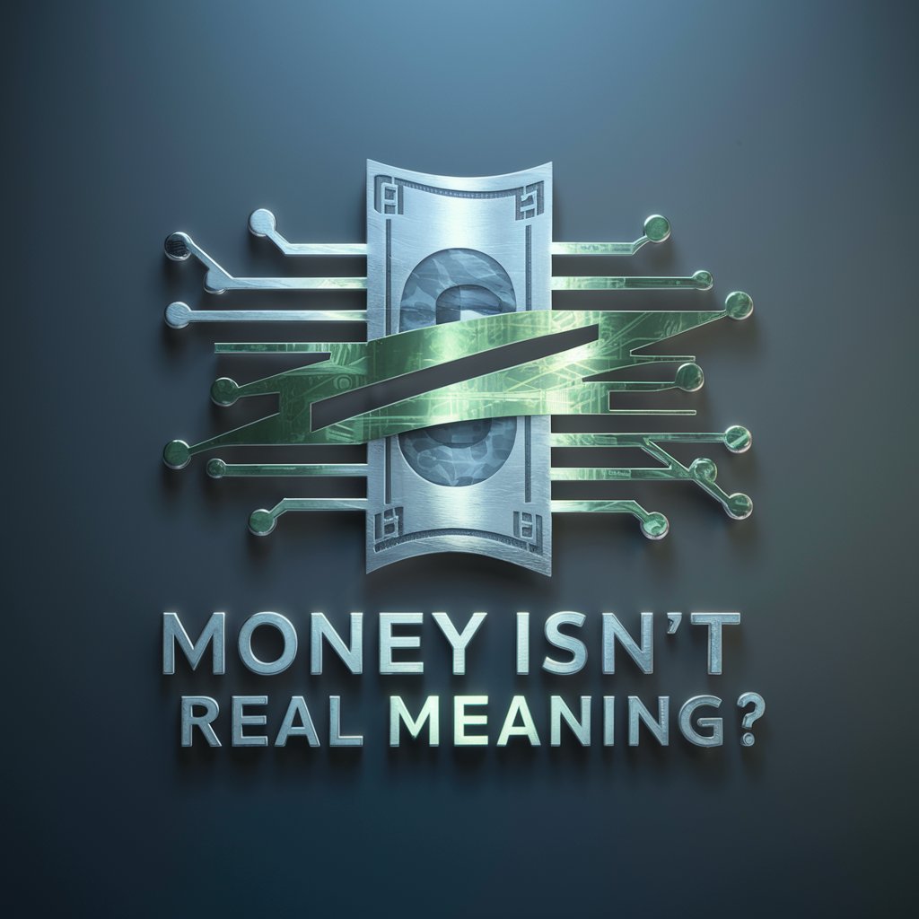 Money Isn't Real meaning?