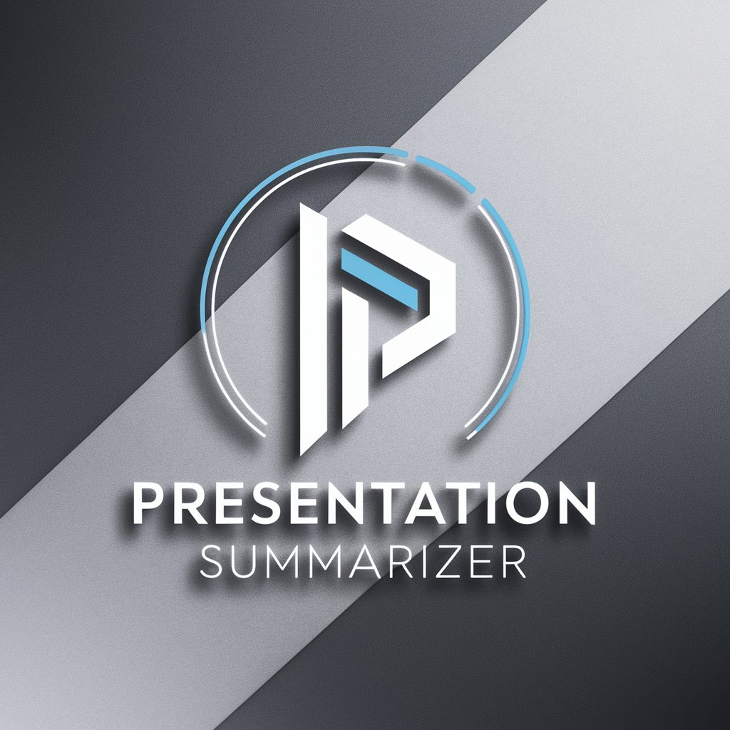 Presentation Summarizer in GPT Store