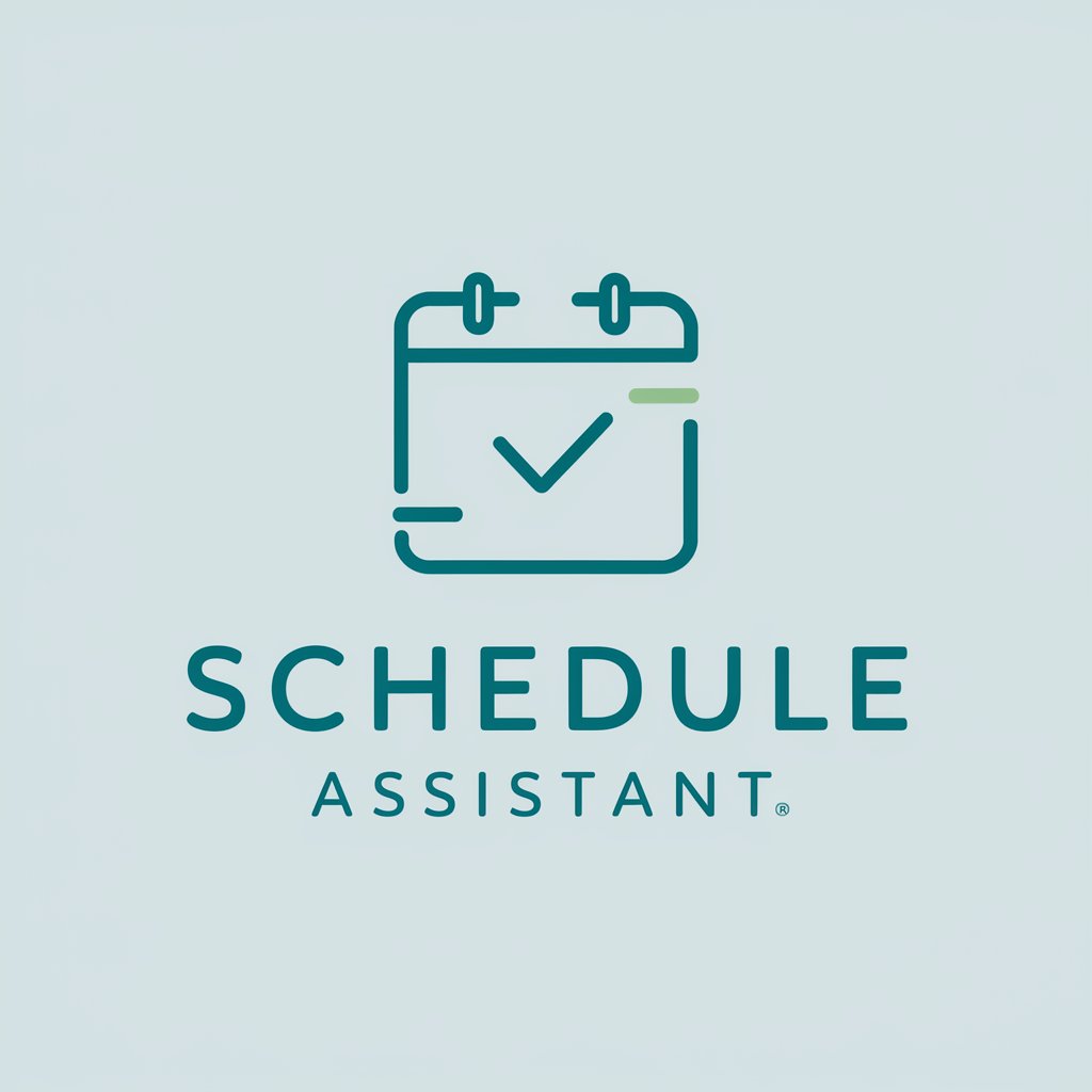 Schedule Assistant in GPT Store