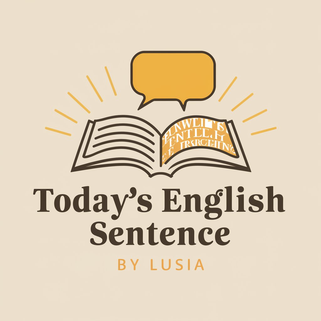 Today's English Sentence by Lusia in GPT Store