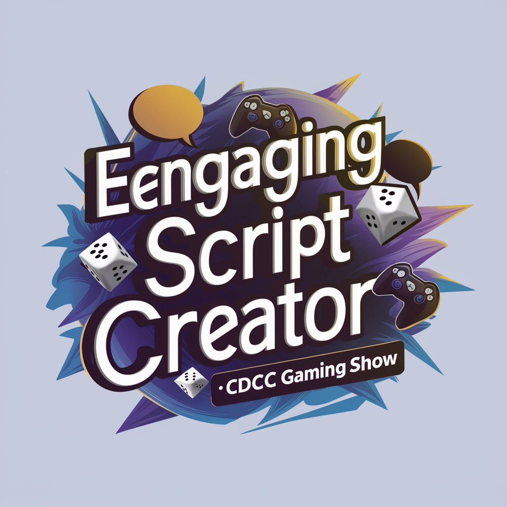 Engaging Script Creator - CDC Gaming Show in GPT Store