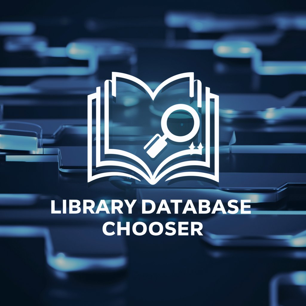 Library Database Chooser in GPT Store