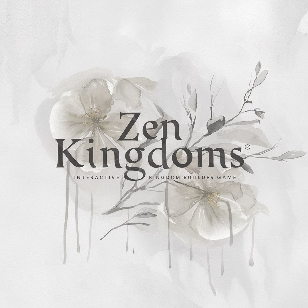 Zen Kingdoms, a text adventure game in GPT Store