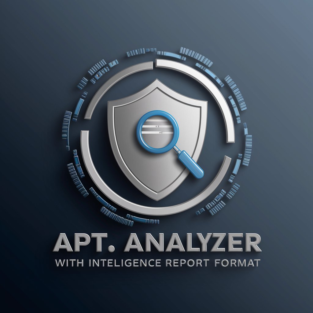 APT Analyzer with Intelligence Report Format in GPT Store