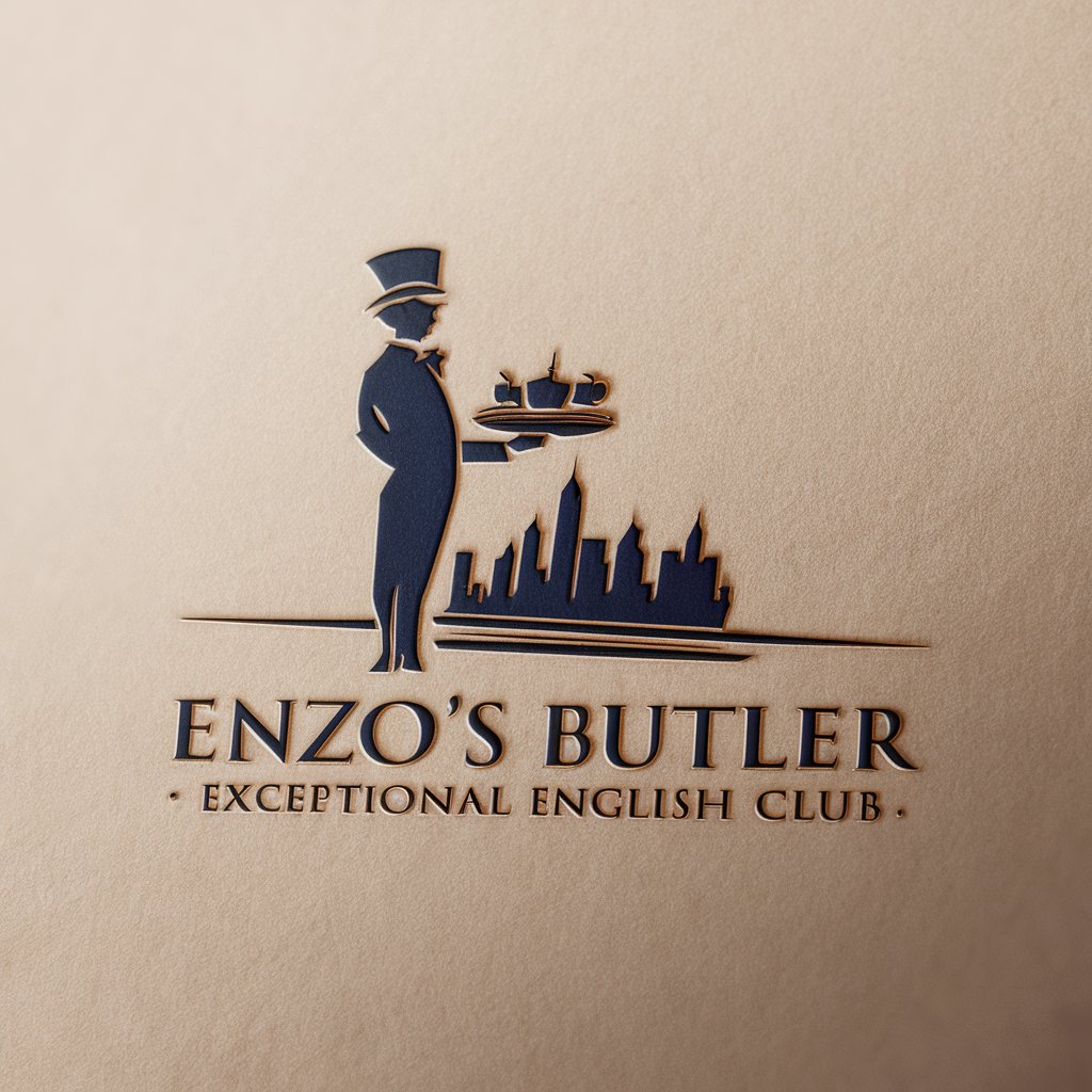 Enzo's Butler ~ Exceptional English Club in GPT Store