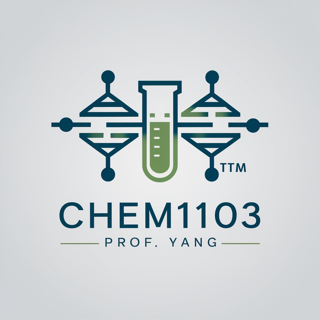 CHEM1103 Prof. Yang