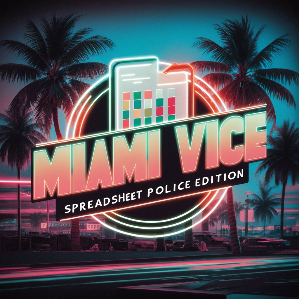 Miami Vice: Spreadsheet Police Edition in GPT Store