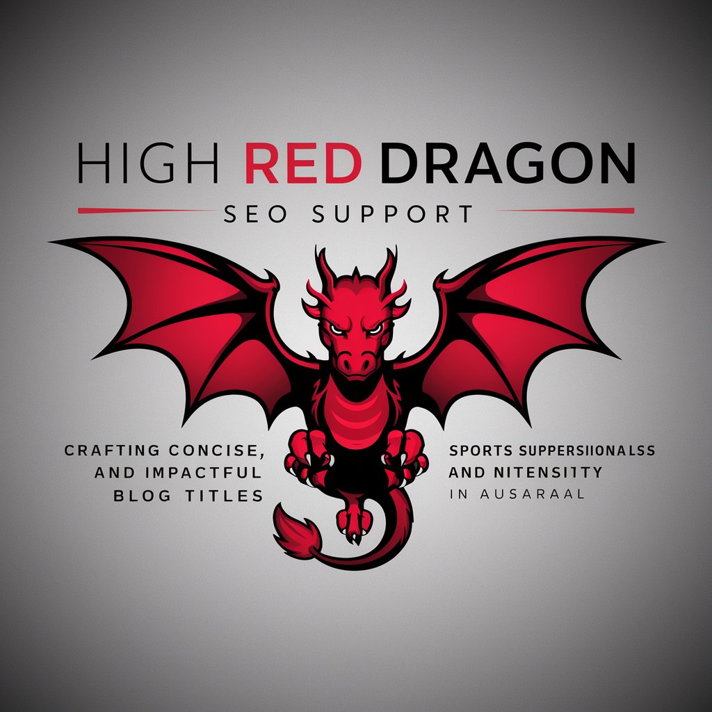 High Red Dragon SEO Support in GPT Store