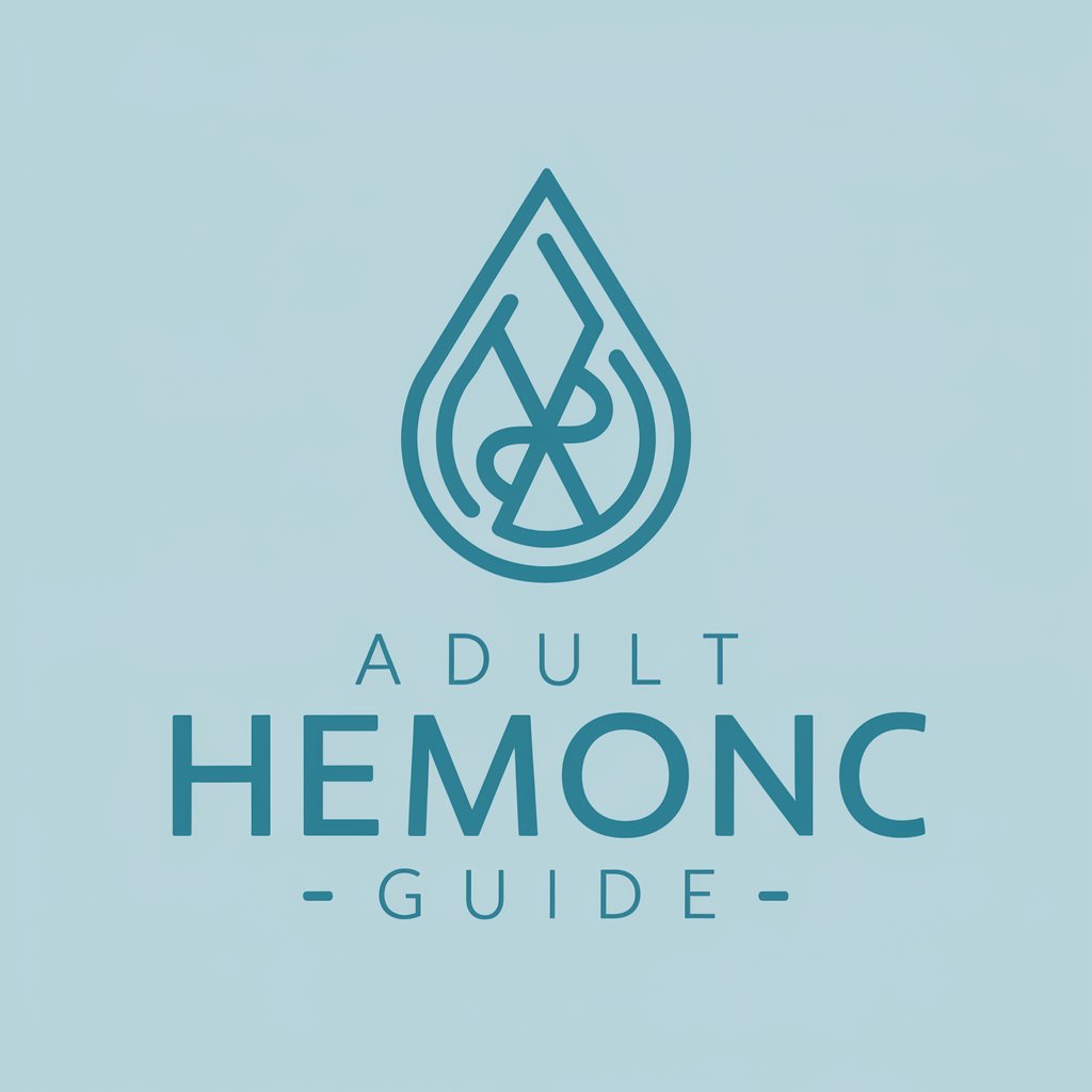 Adult HemOnc Guide in GPT Store