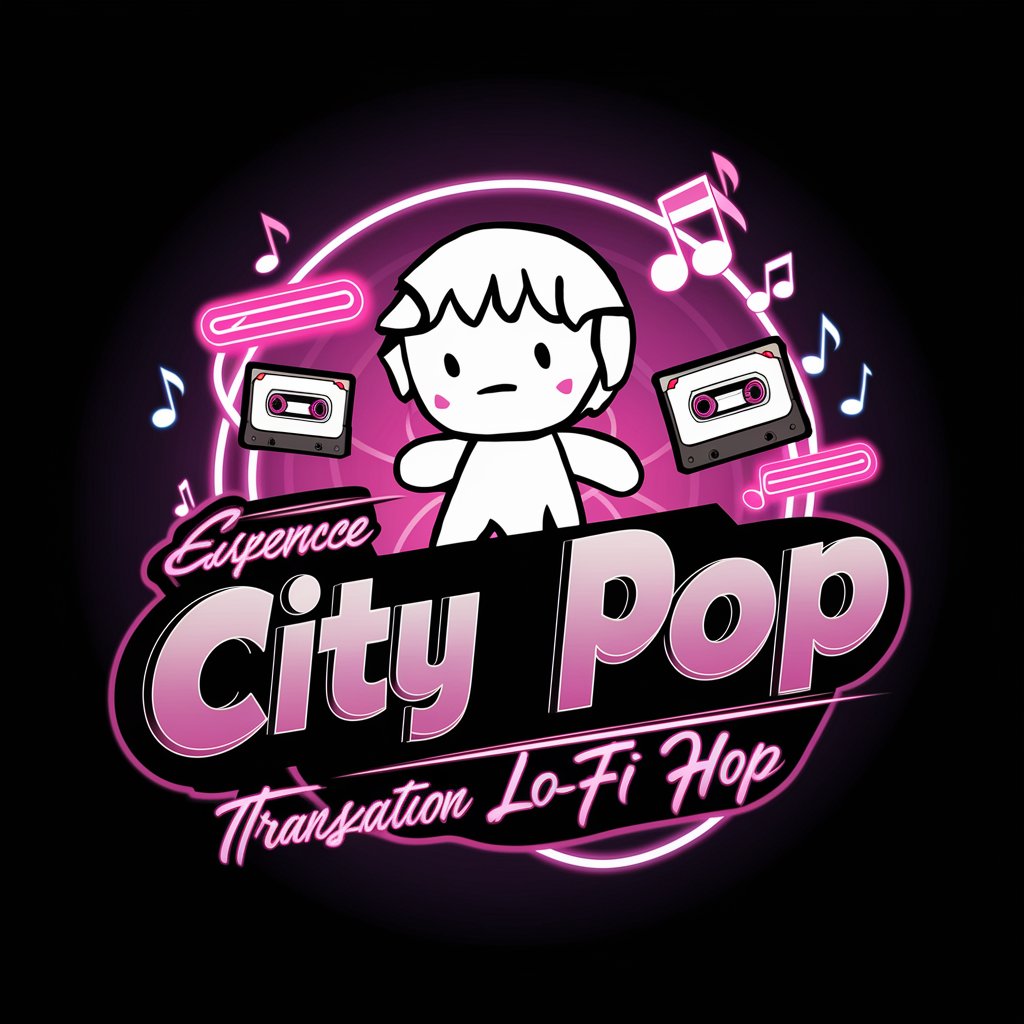 City pop style Designer for Lo-fi Hiphop in GPT Store