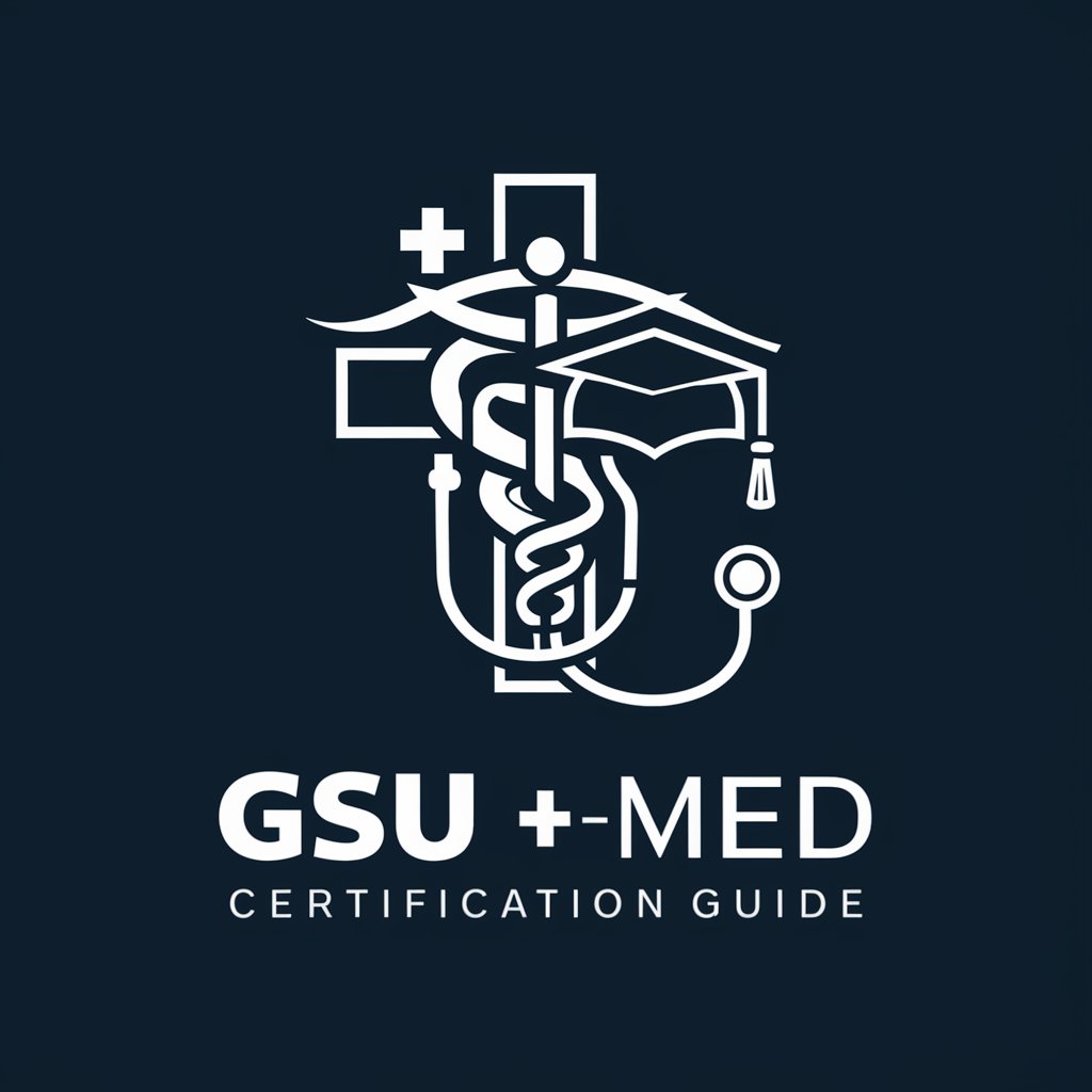GSU Pre-Med Certification Guide in GPT Store