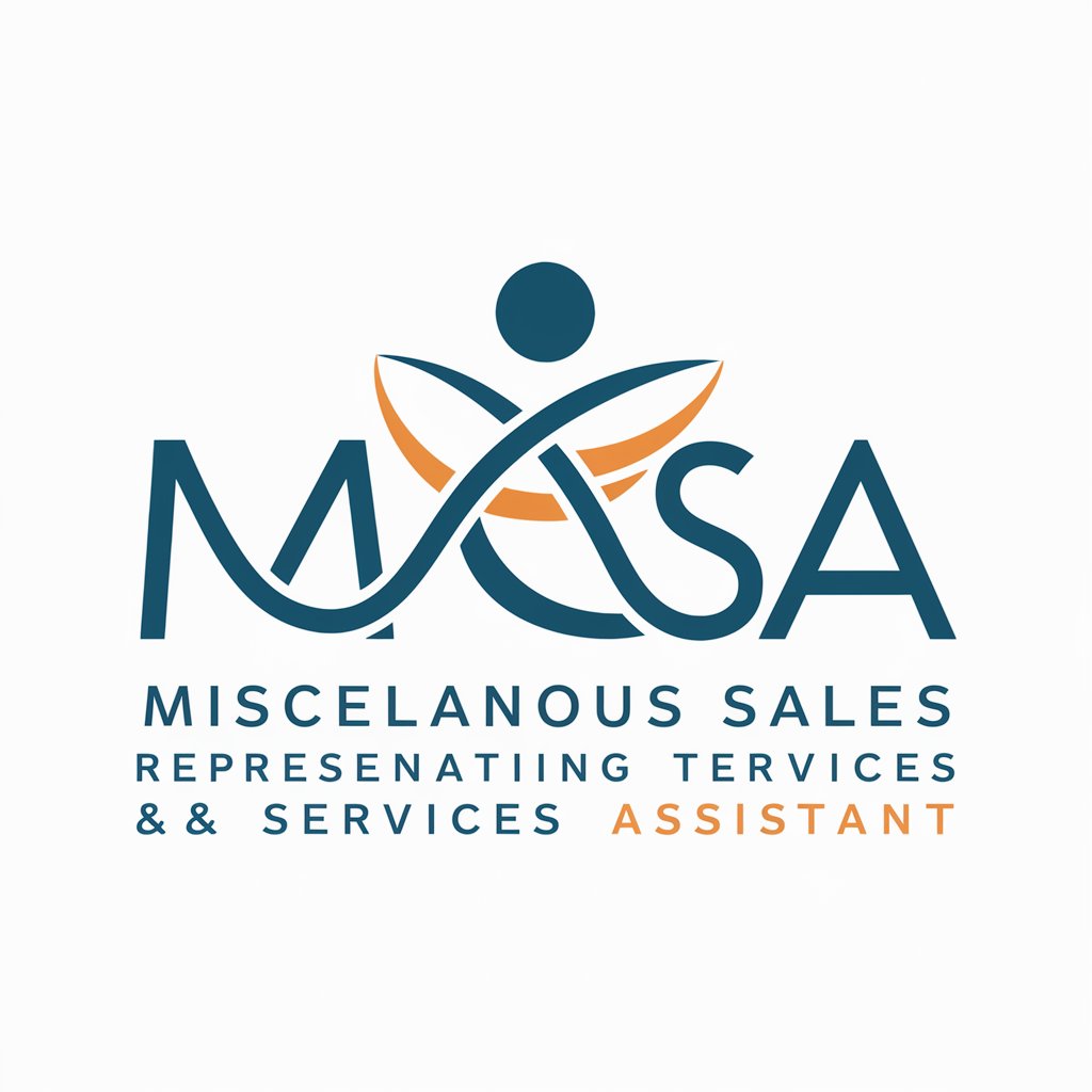 Misc Sales Representatives, Services Assistant