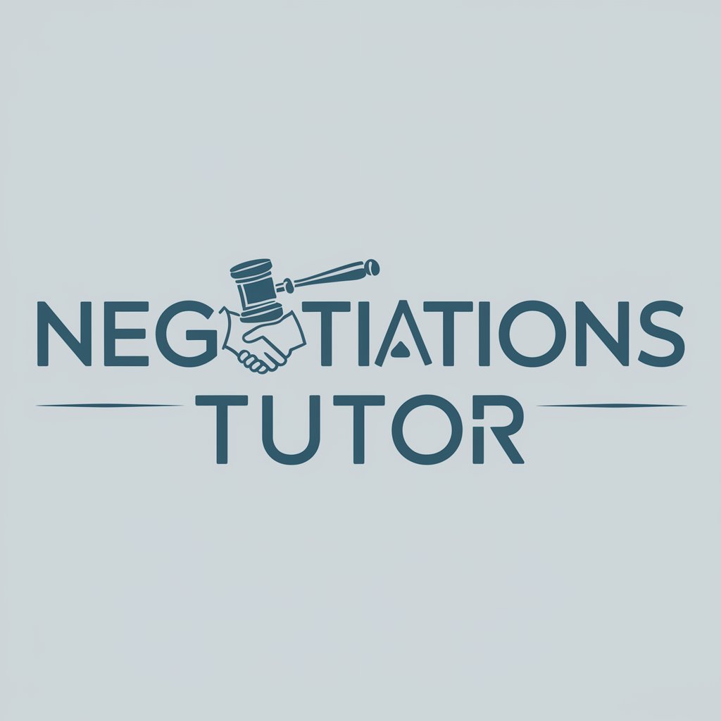 Negotiations Tutor in GPT Store