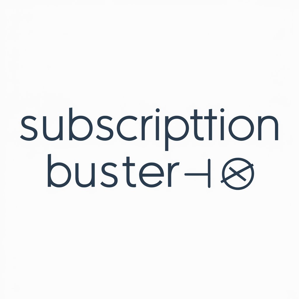 Subscription Buster in GPT Store