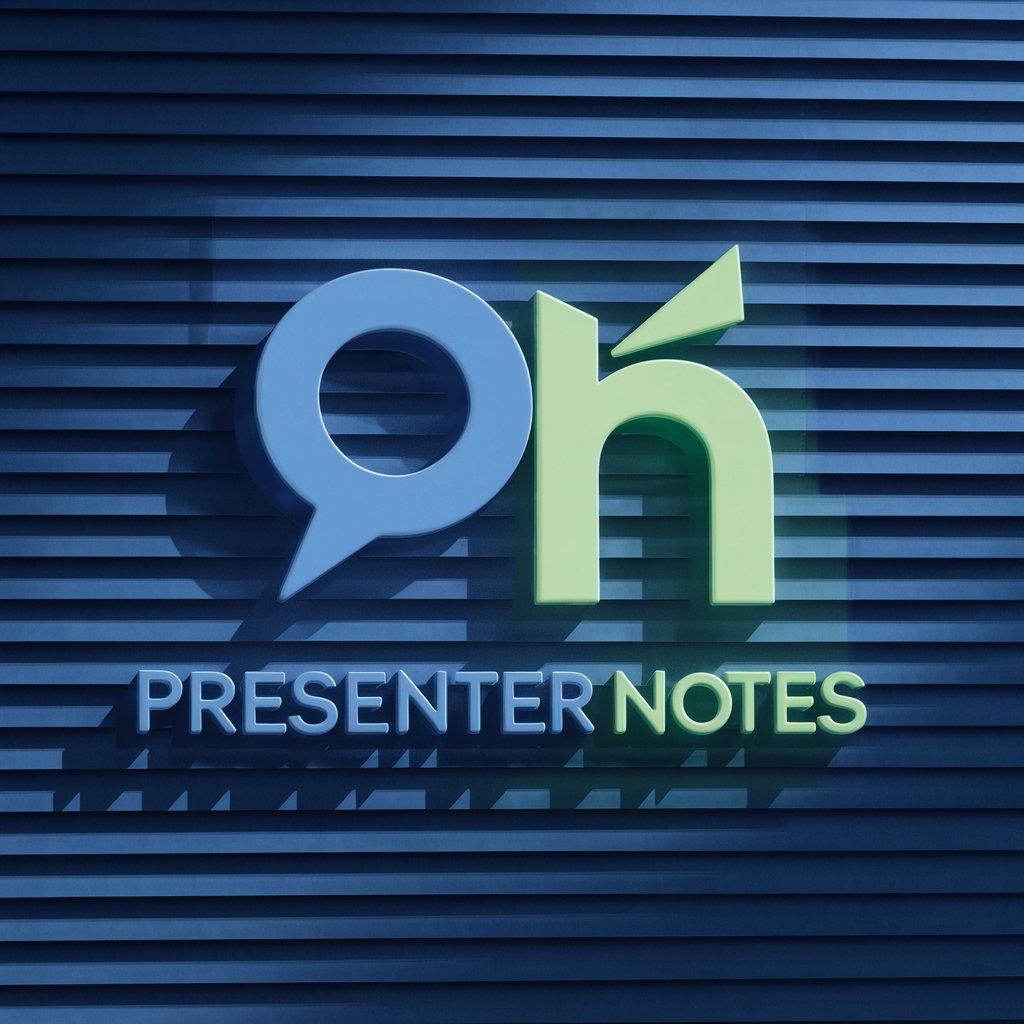 Presenter Notes