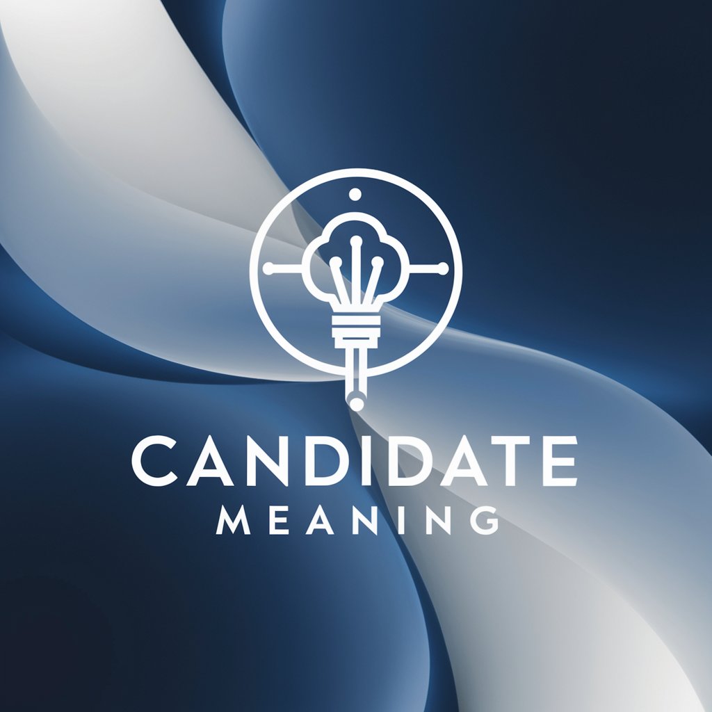 Candidate meaning?