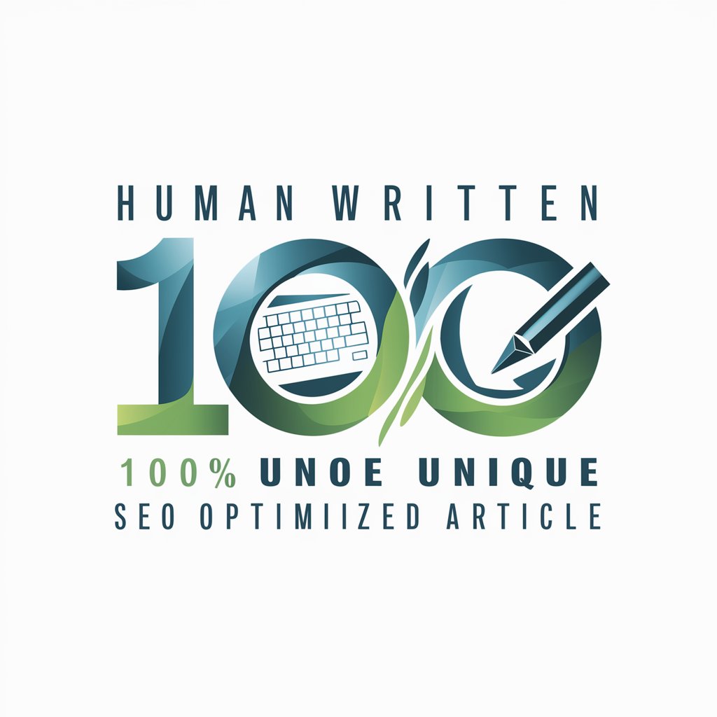 Human Written 100% Unique SEO Optimized Article in GPT Store