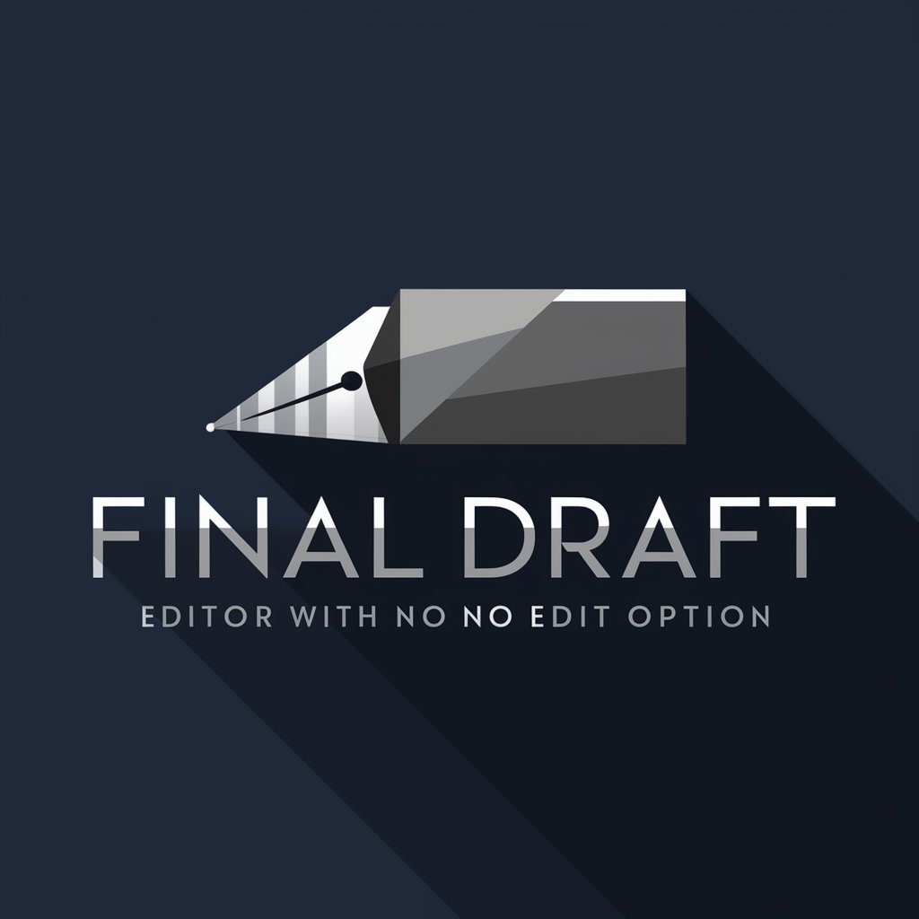 Final Draft Editor with No Edit Option in GPT Store