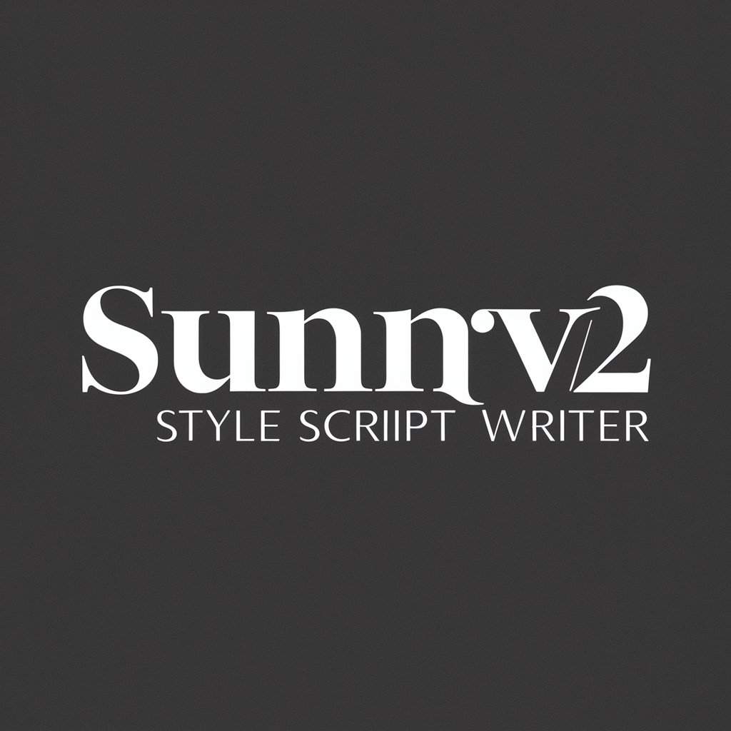 SunnyV2 Style Script Writer