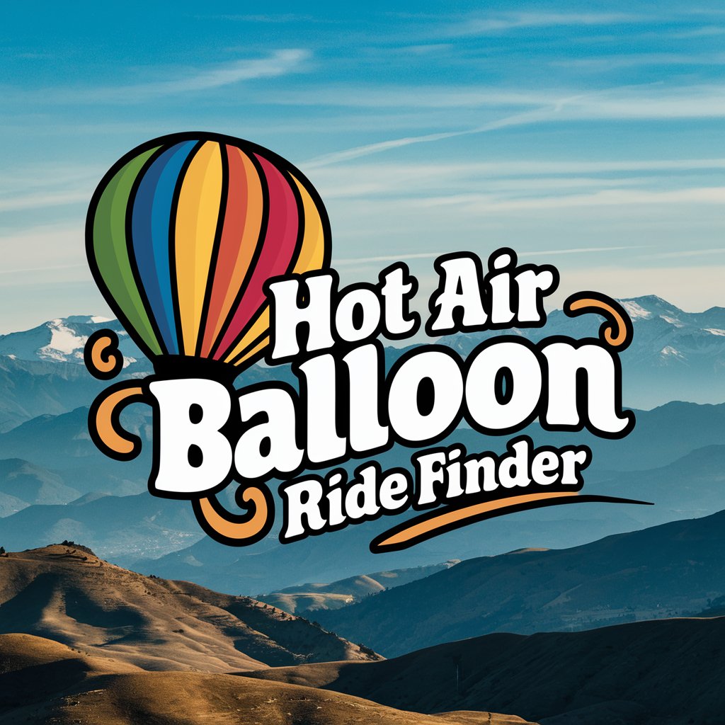 Hot Air Balloon Ride Finder in GPT Store