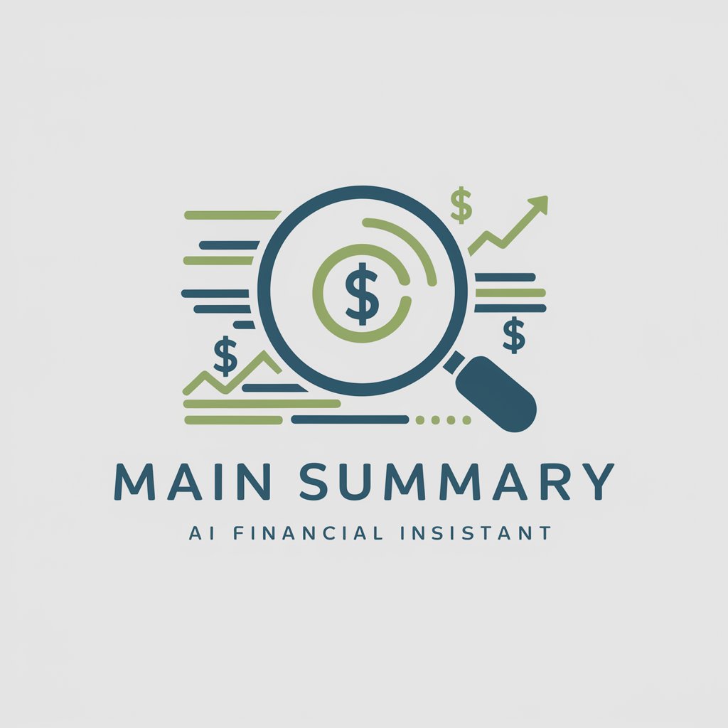 1 Main Summary Insight for Income Statement in GPT Store