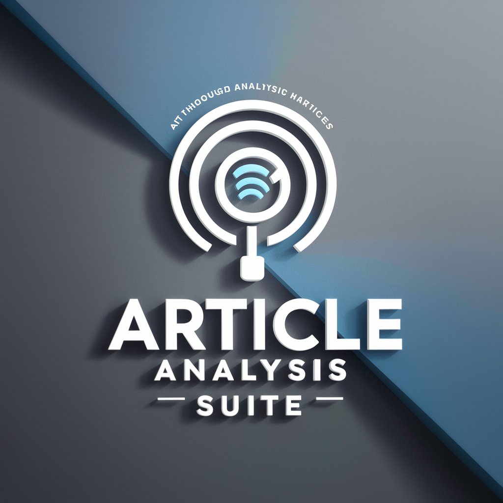 Article Analysis Suite in GPT Store
