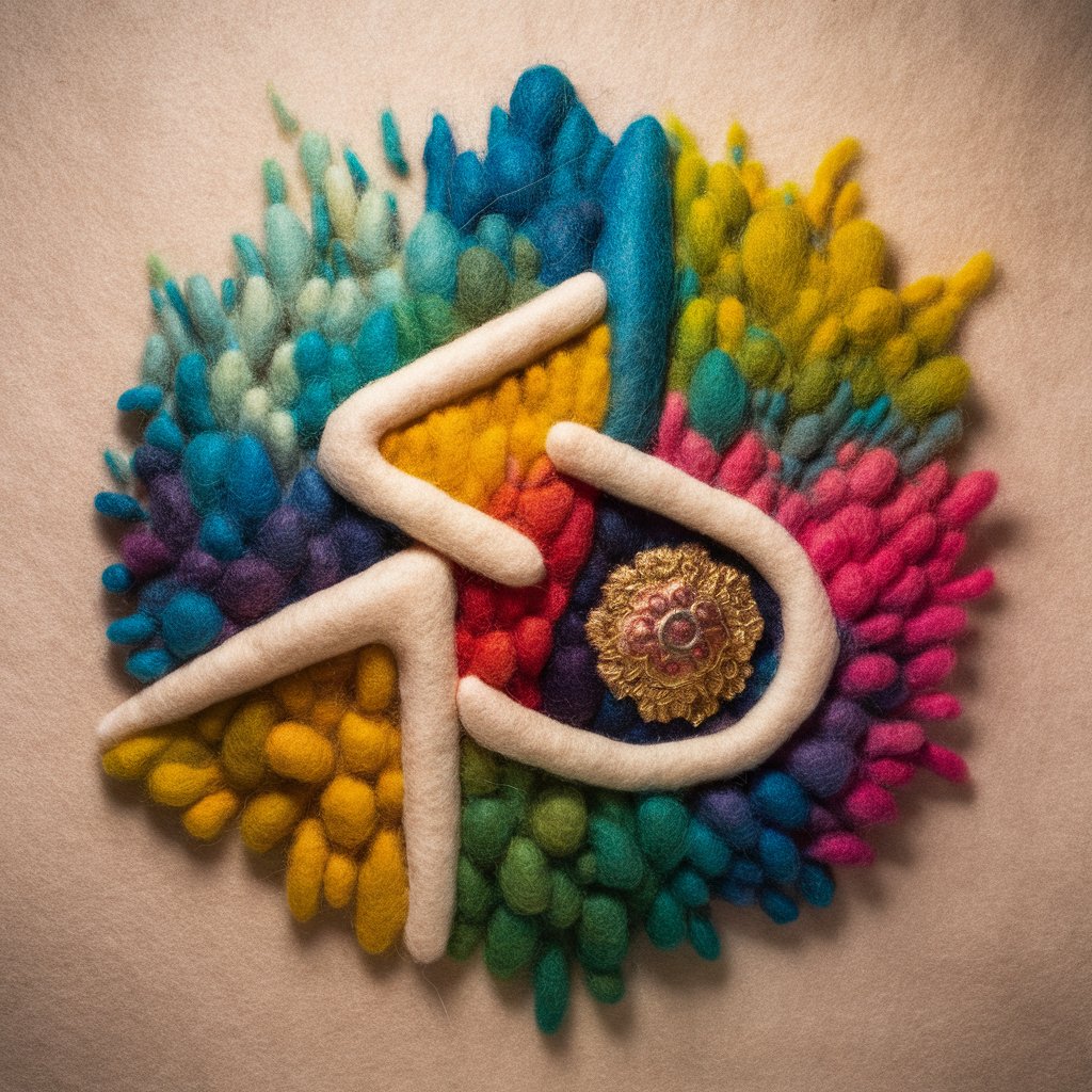 3D Felted Fiber Art