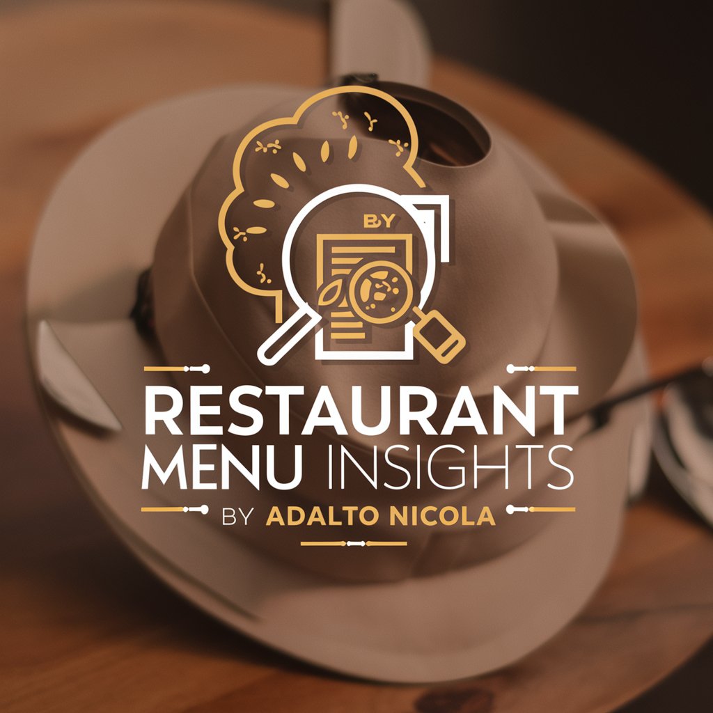 Restaurant Menu Insights by Adalto Nicola in GPT Store