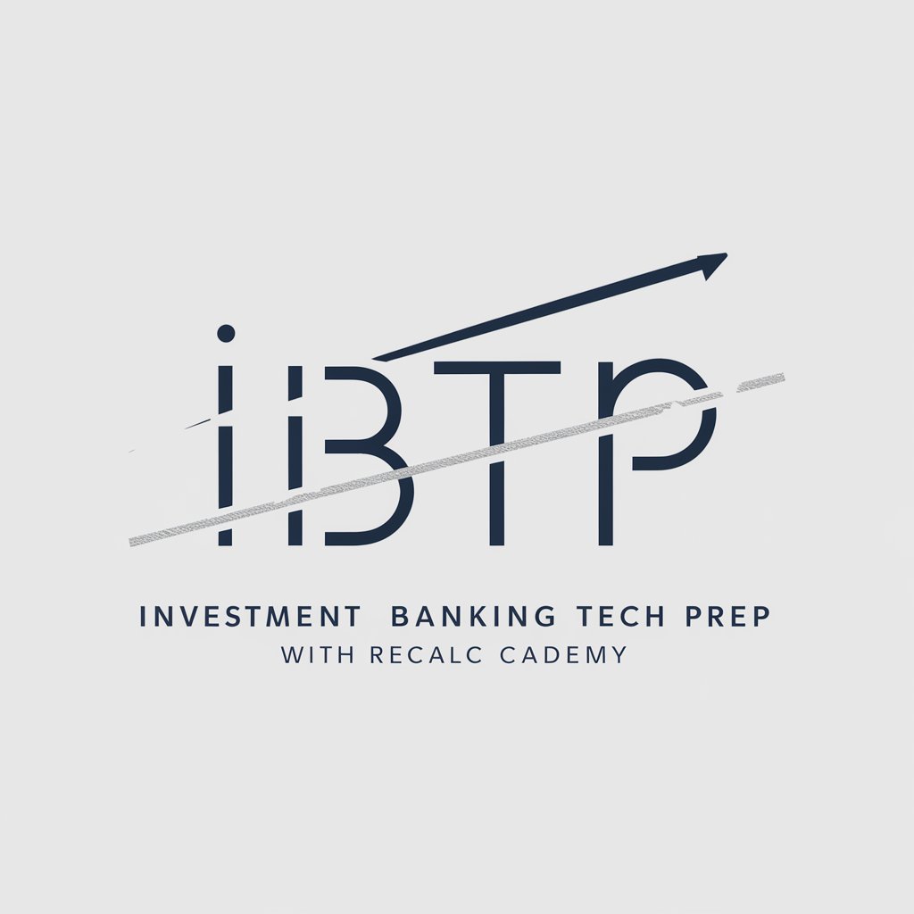 Investment Banking Tech Prep with Recalc Academy in GPT Store