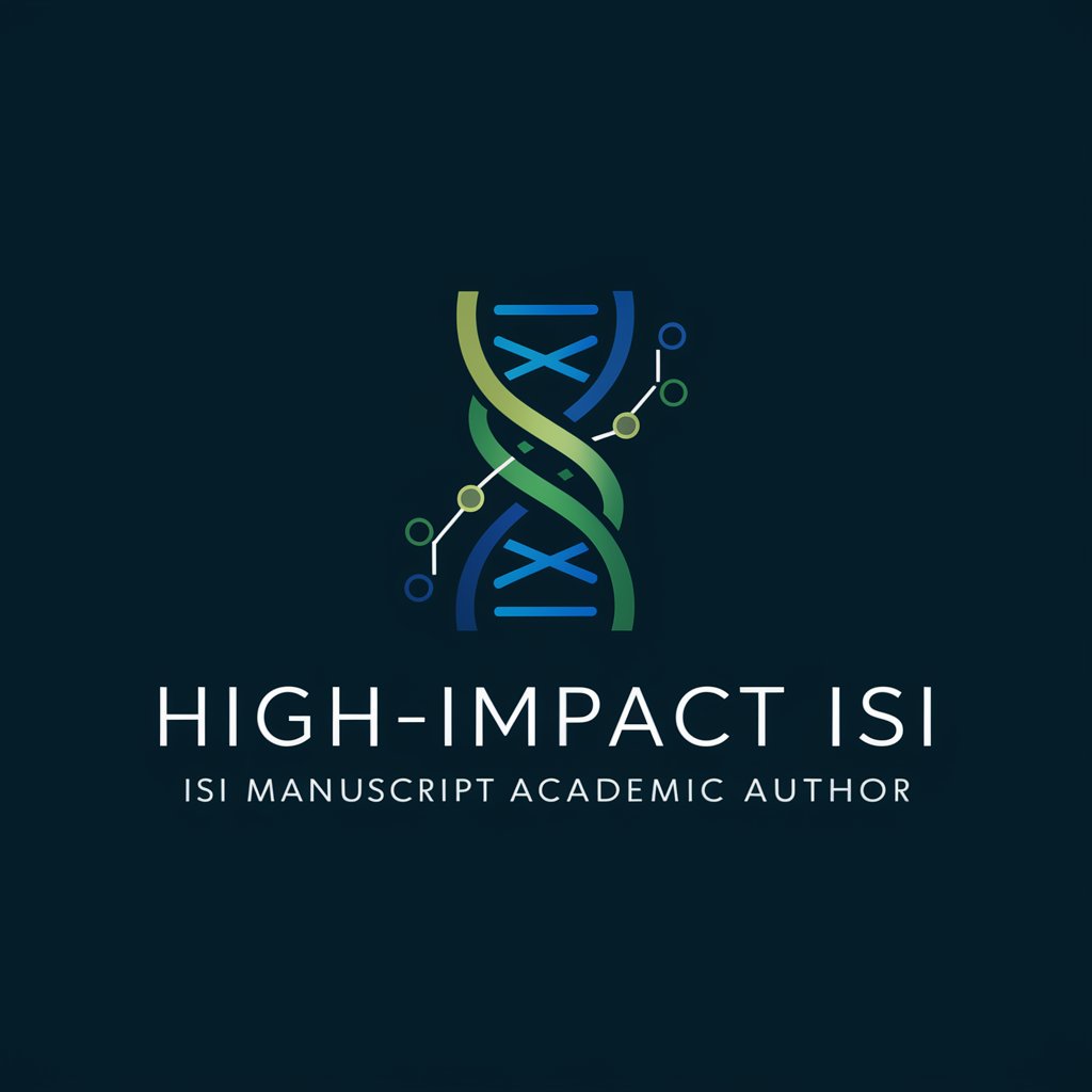 High-Impact Biomed ISI Manuscript Academic Author in GPT Store