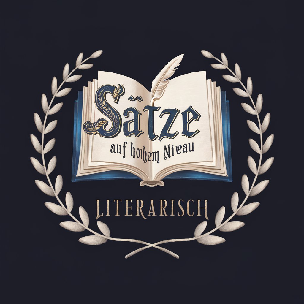 Sätze auf hohem Niveau (literarisch) in GPT Store