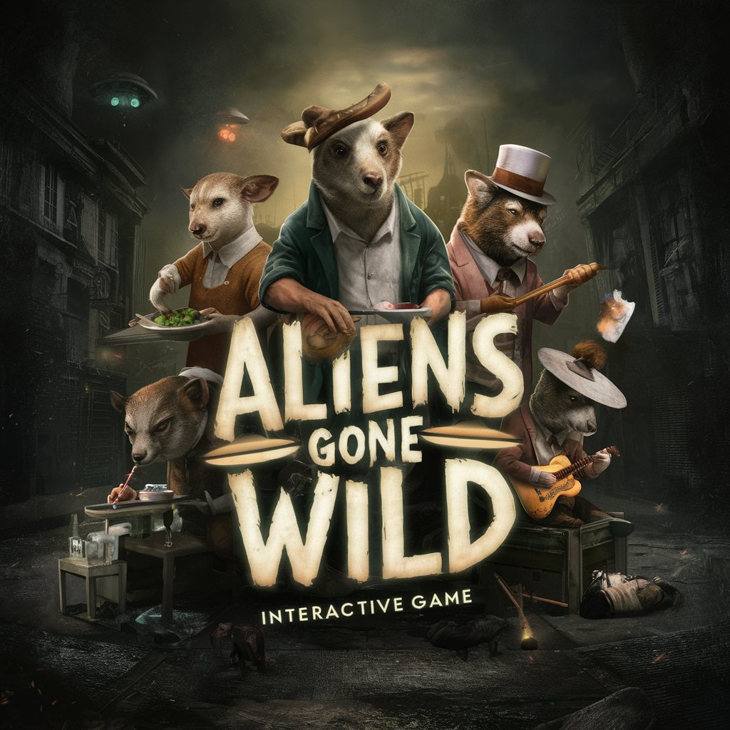 Aliens Gone Wild, a text adventure game