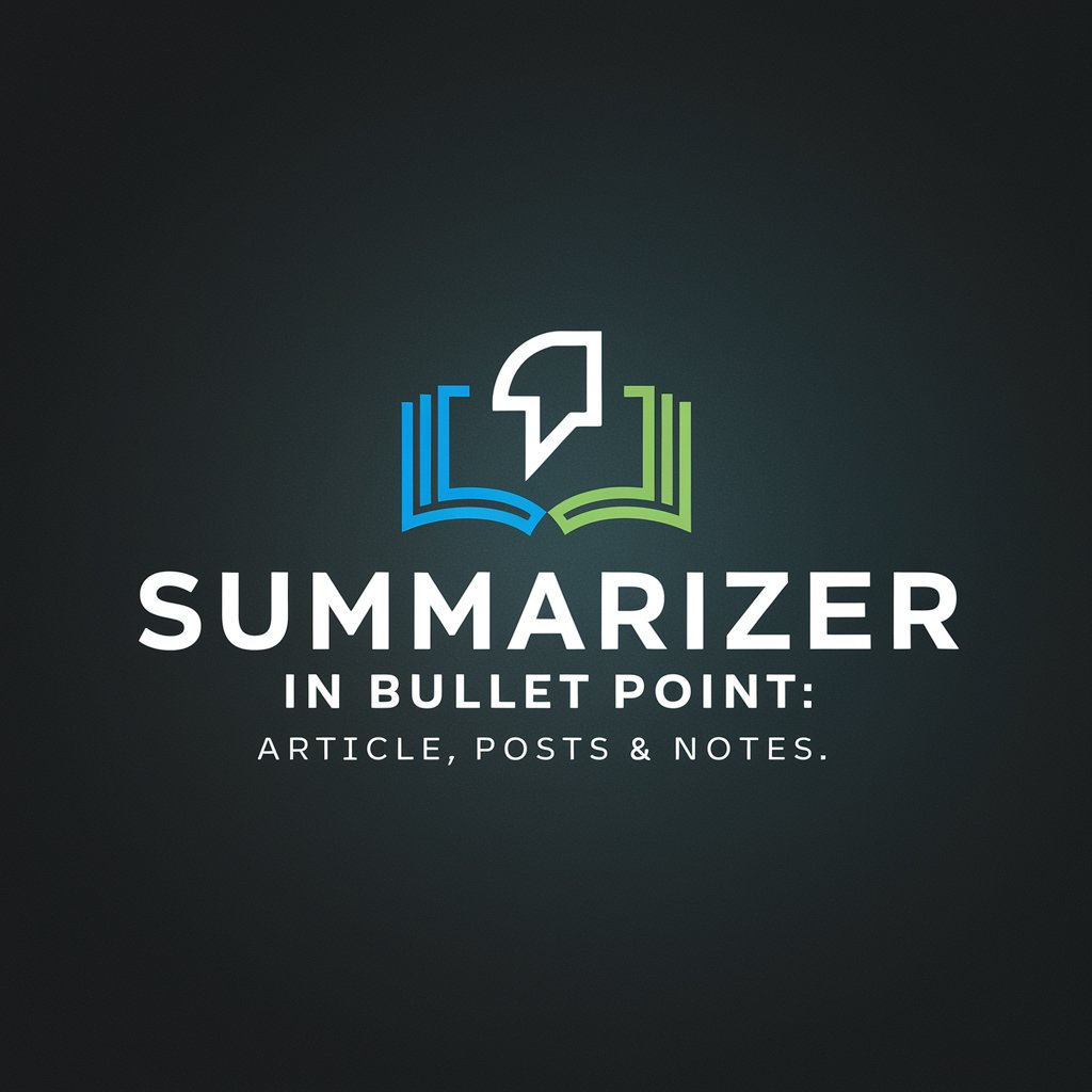 Summarize in Bullet Point List in GPT Store