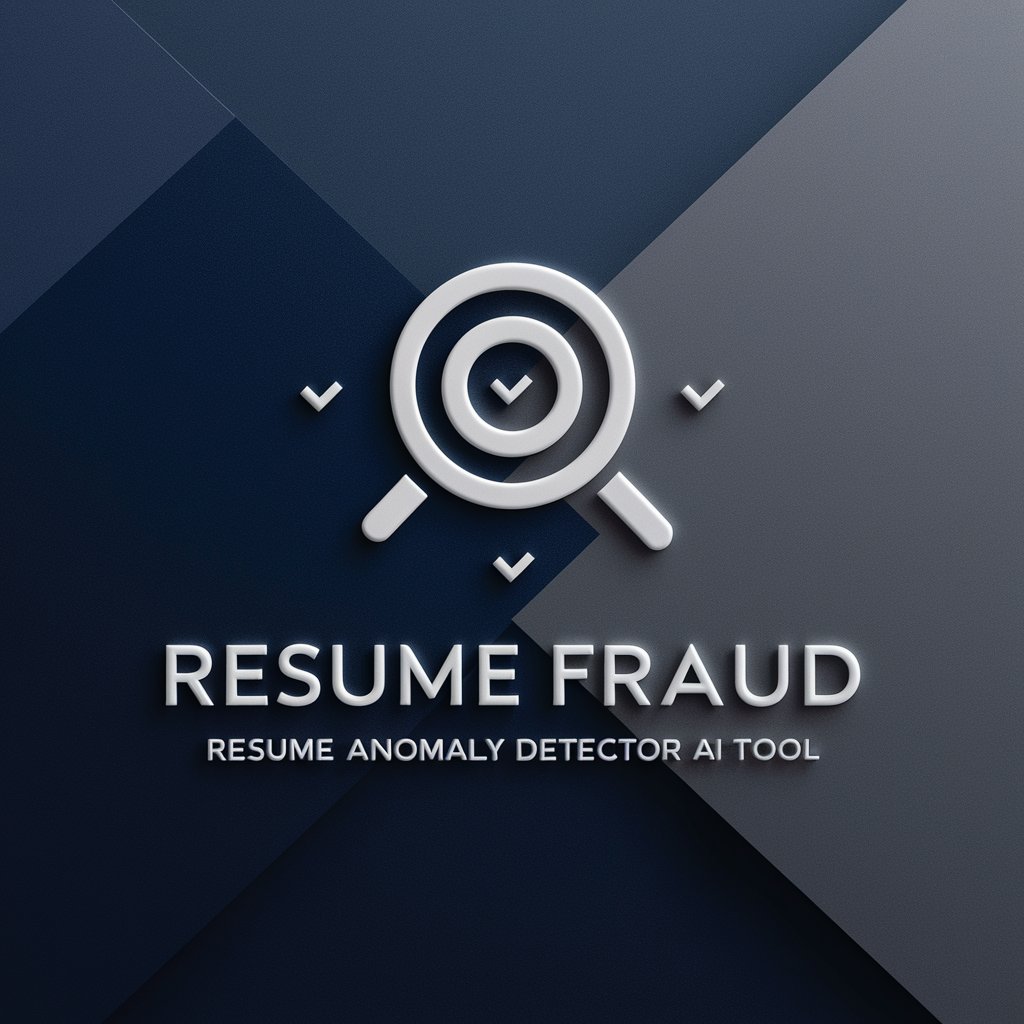 Resume Fraud/Anomaly Detector in GPT Store