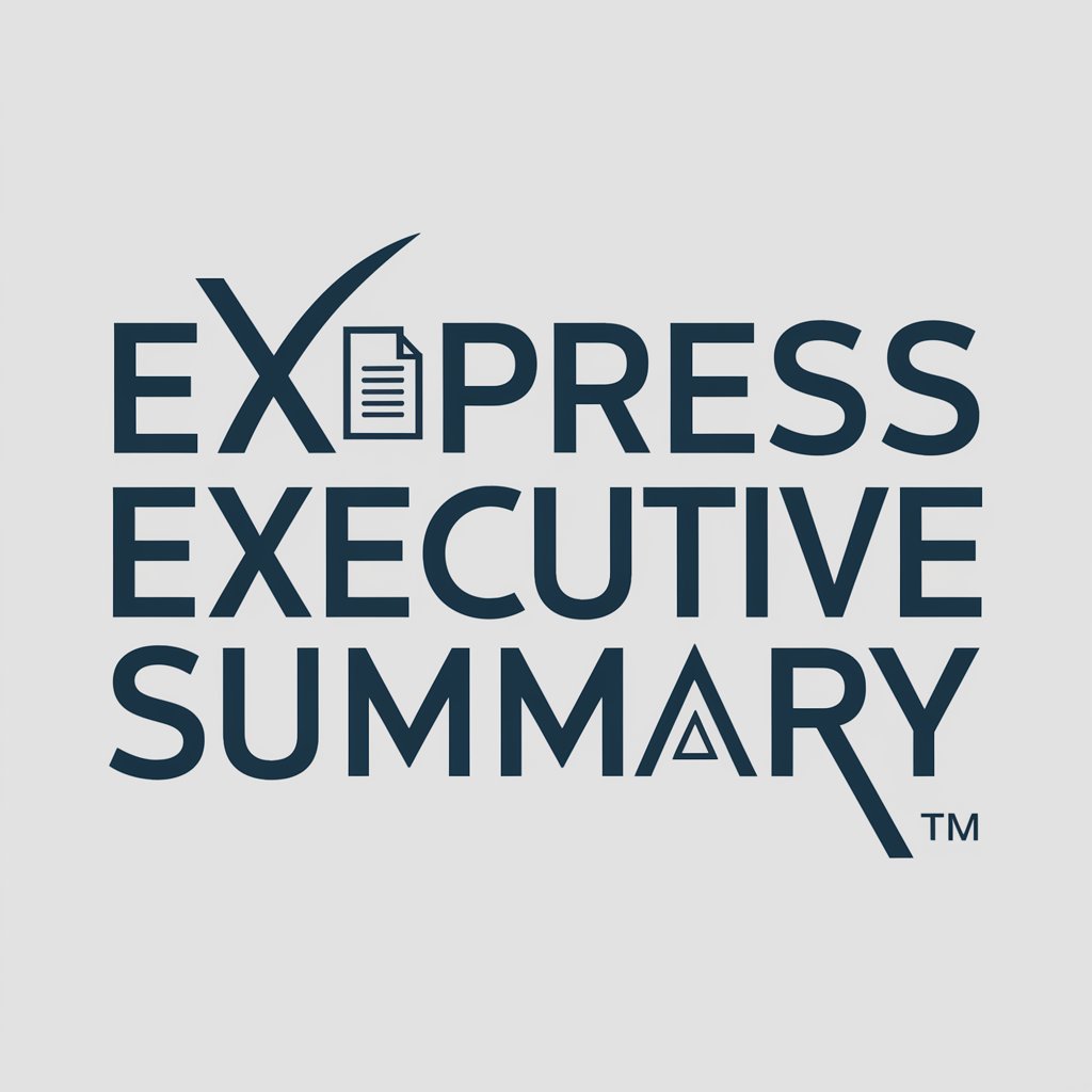 Express Executive Summary in GPT Store