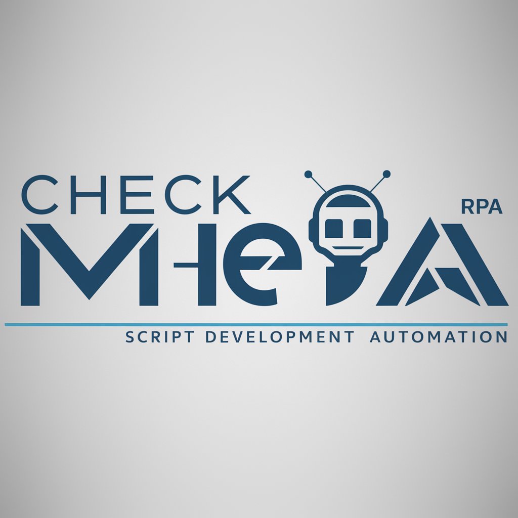 Check MATE RPA Script Development Automation