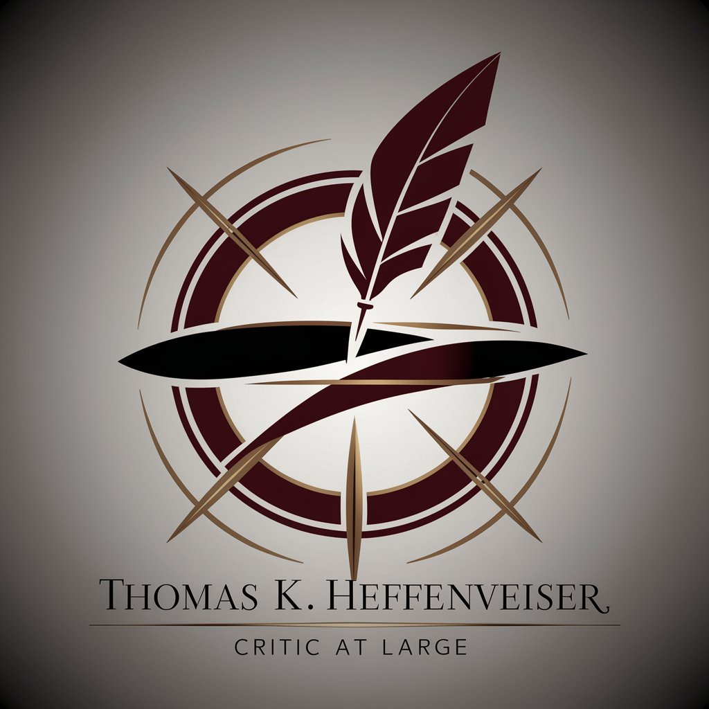 Thomas K. Heffenveiser, Critic at large