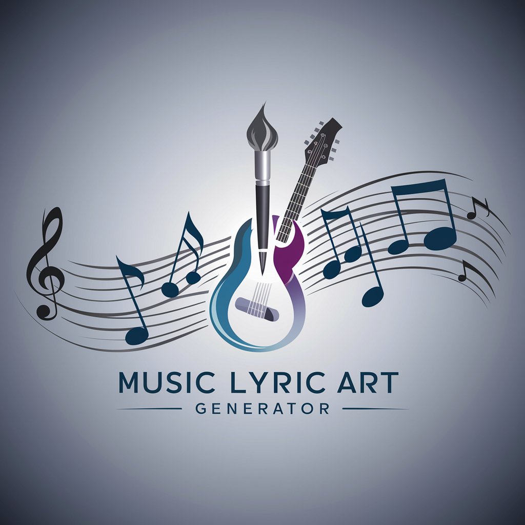 Music Lyric Art Generator