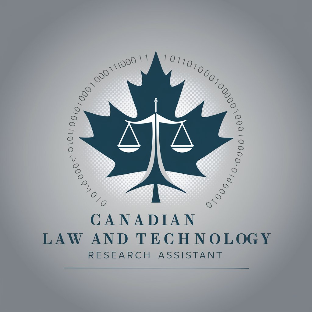 Canadian Law and Technology Research Assistant in GPT Store