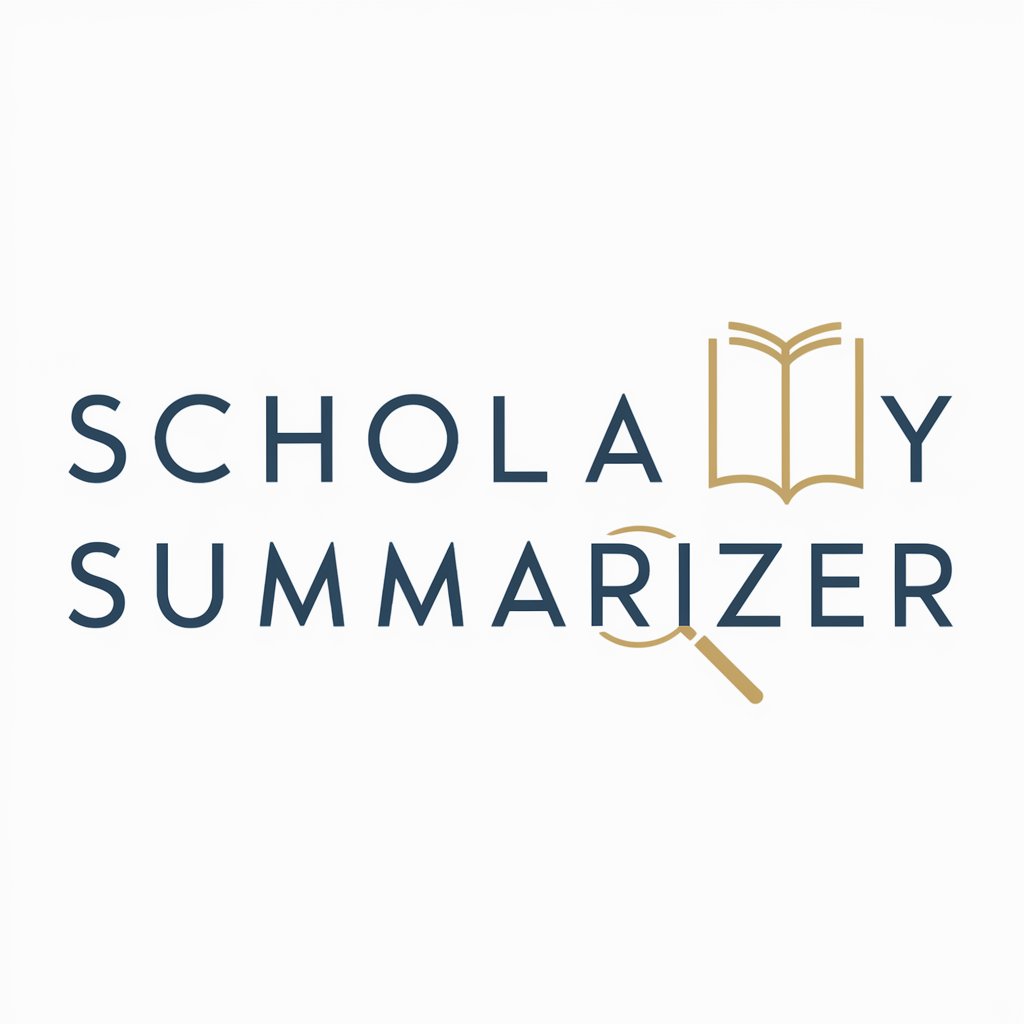 Scholarly Summarizer in GPT Store