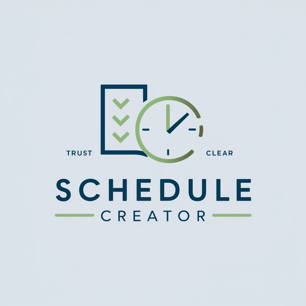 Schedule Creator in GPT Store