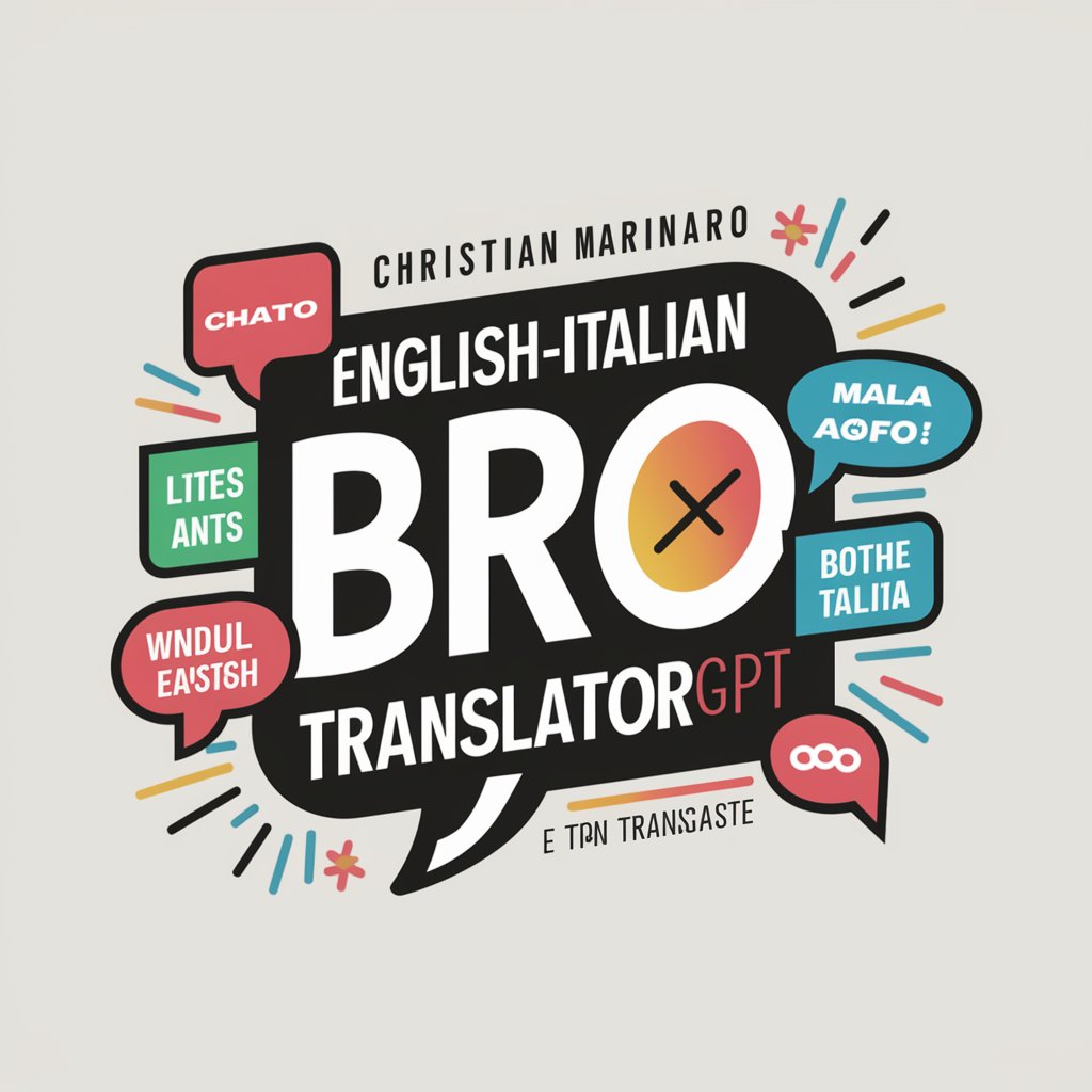 English-Italian Bro TranslatorGPT