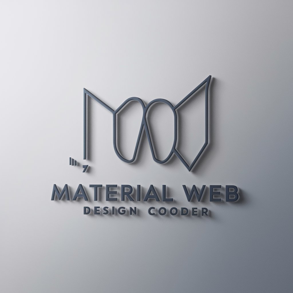 Material Web Design Coder