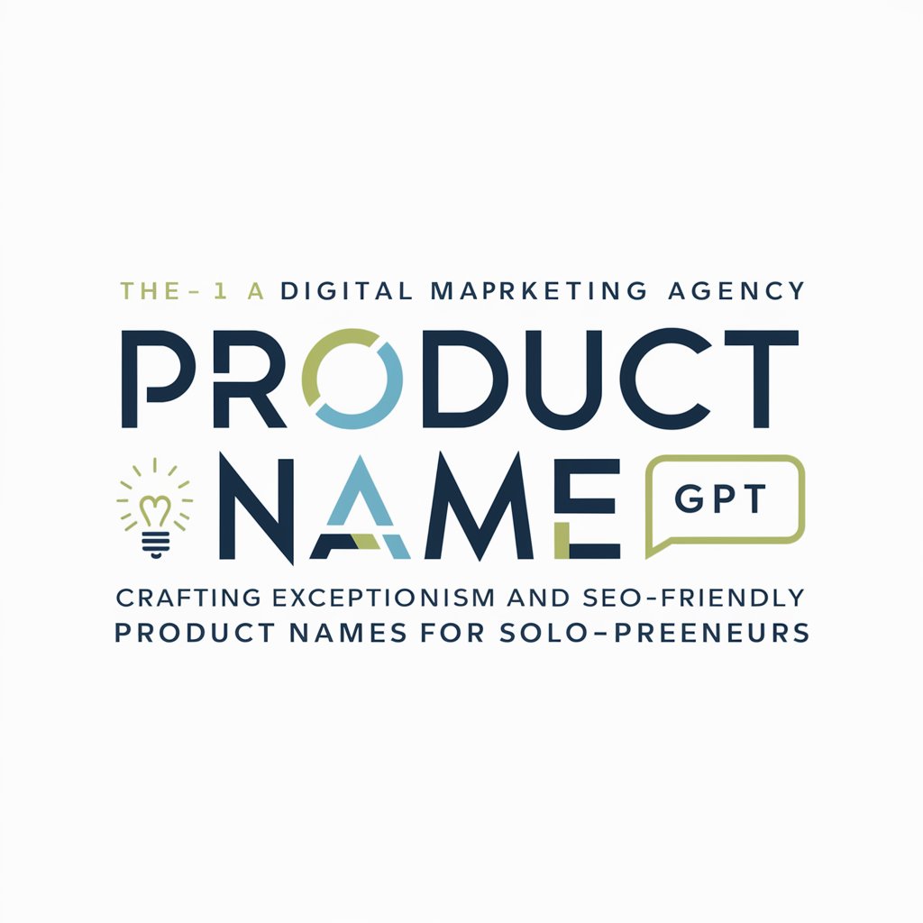 Product Name Generator GPT in GPT Store