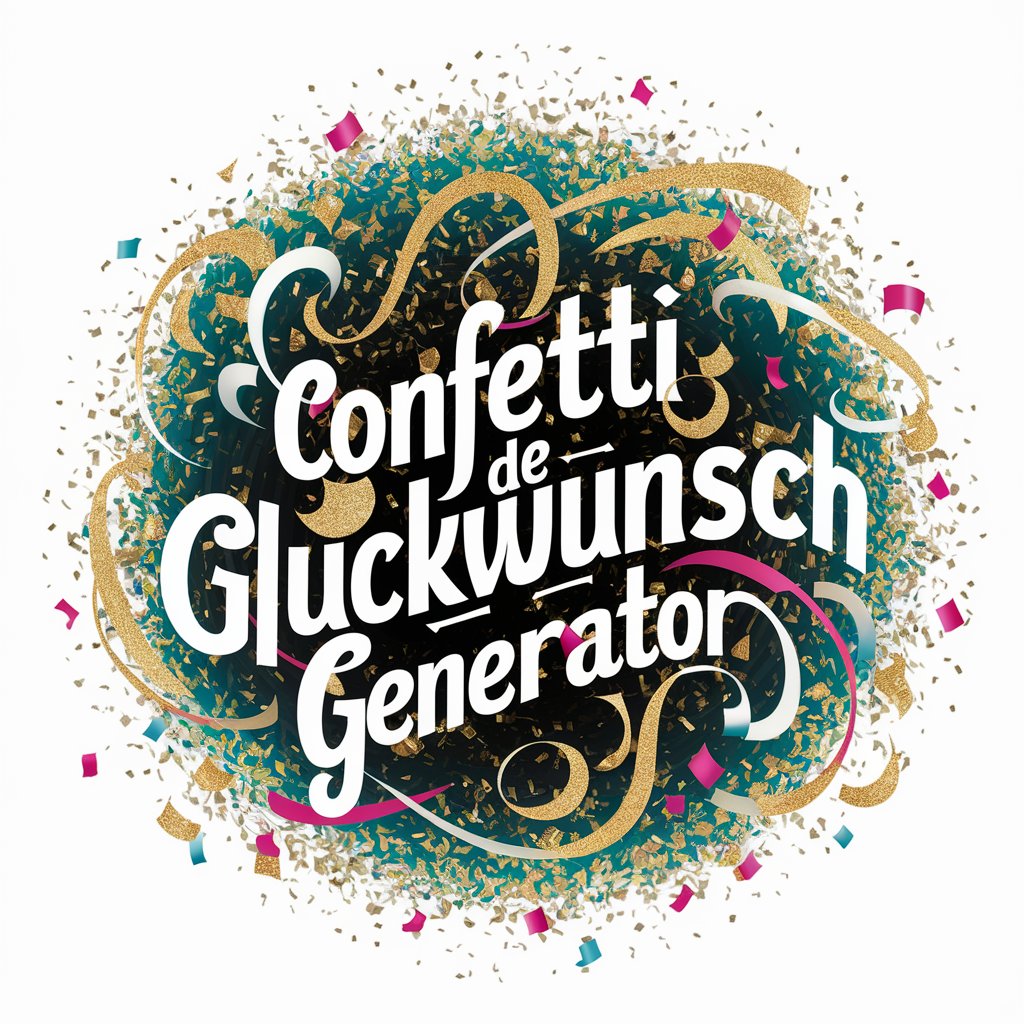 Confetti de Glückwunsch Generator