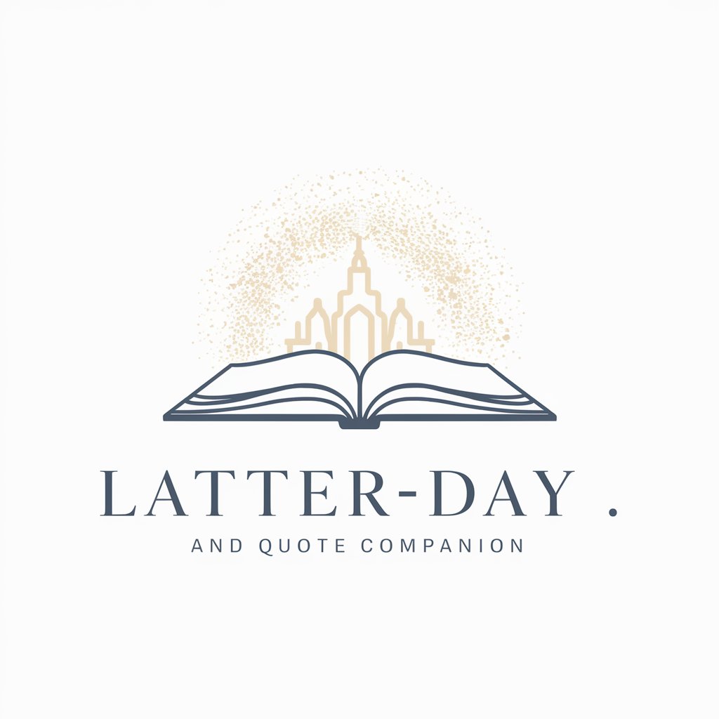 Latter-Day Scripture and Quote Companion in GPT Store