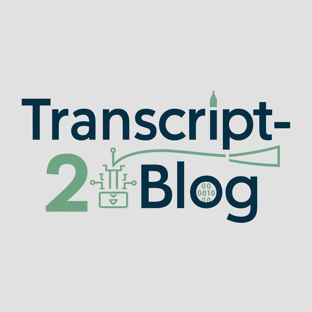 Transcript-2-Blog in GPT Store